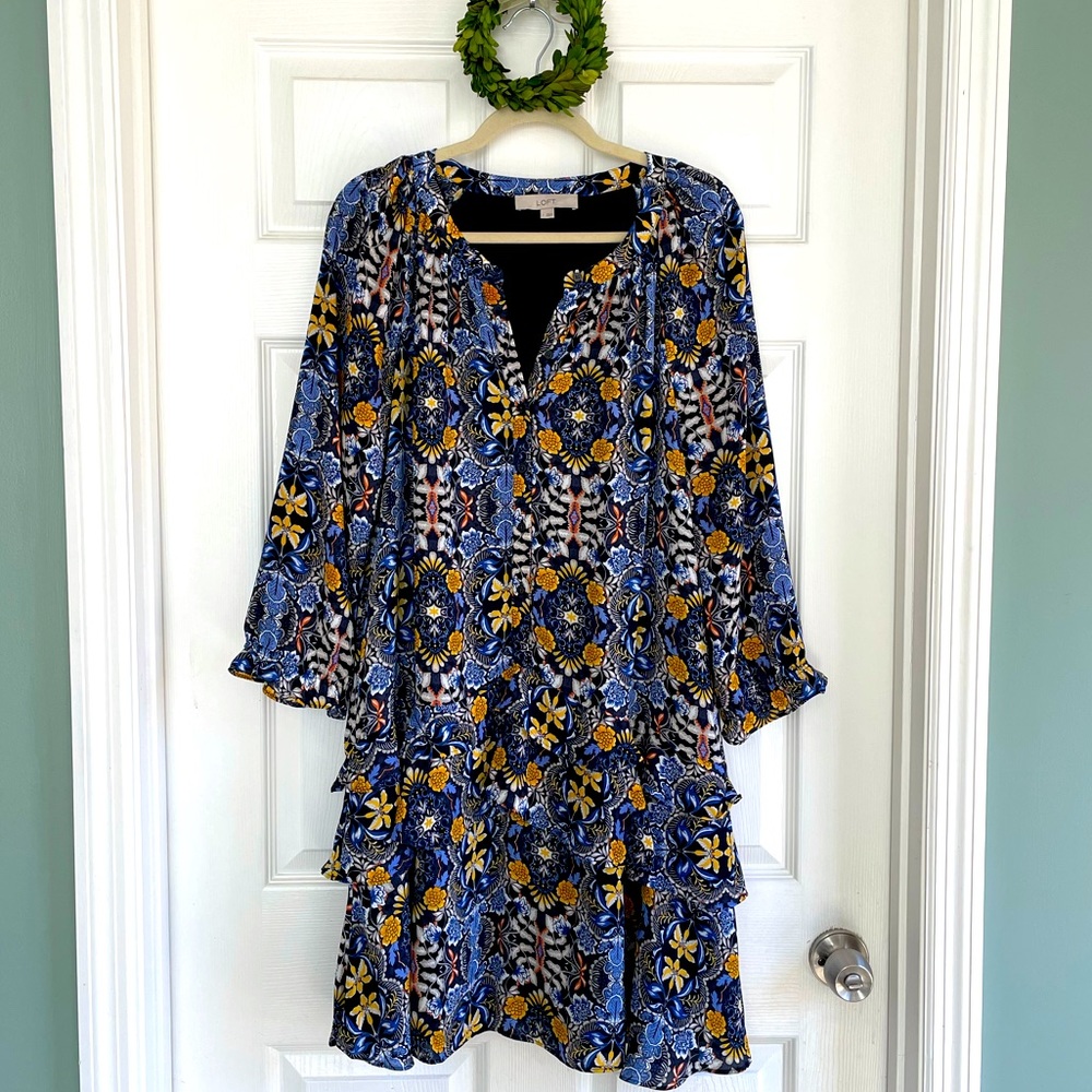 Spring patterned dress